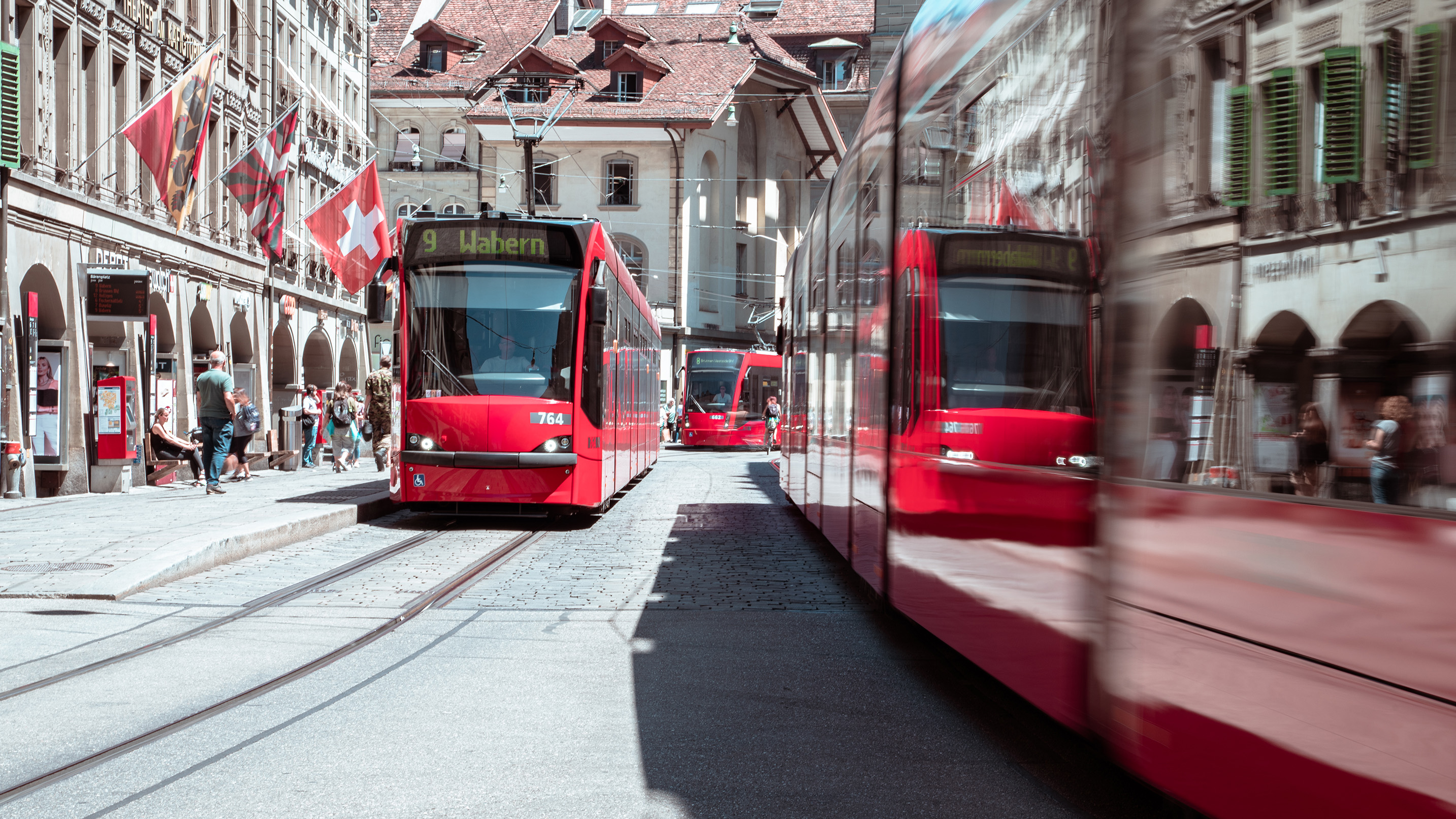 Tramverkehr beim Bärenplatz