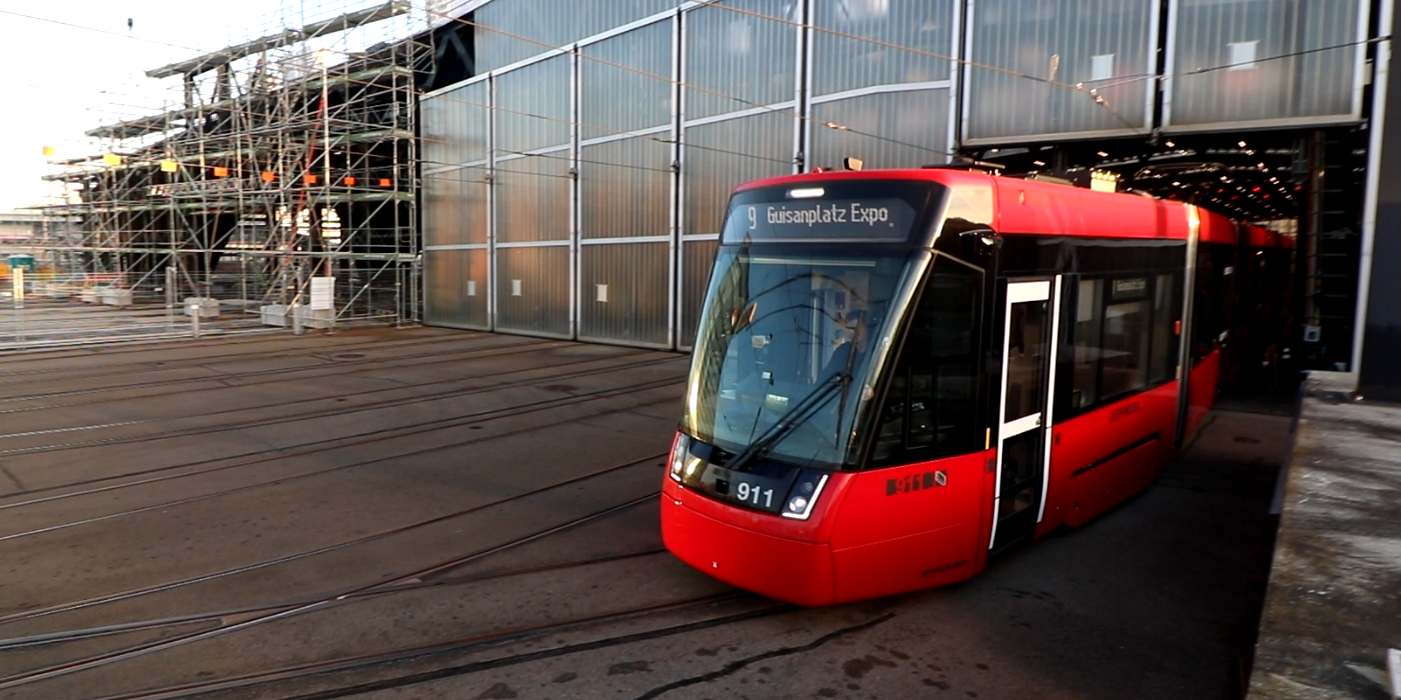 Erster Tramlink in Bern Erster Tramlink in Bern