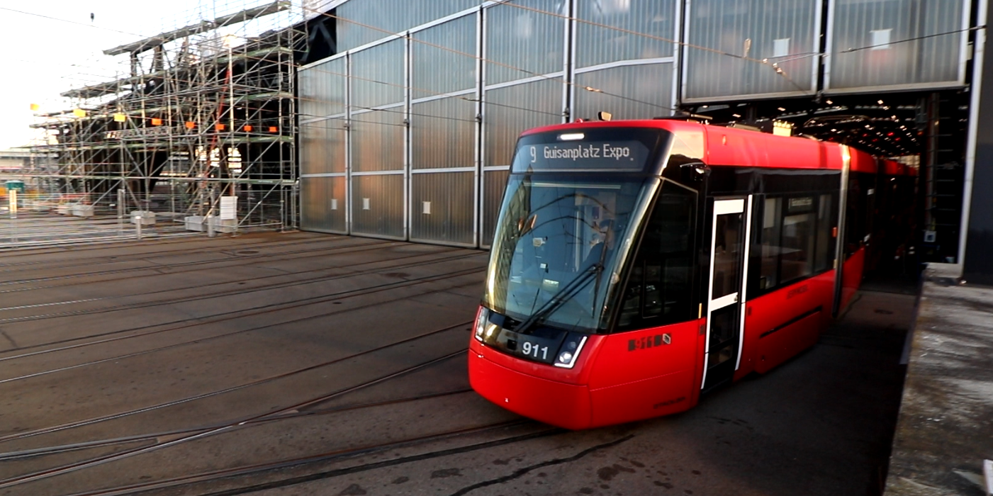 Erster Tramlink in Bern