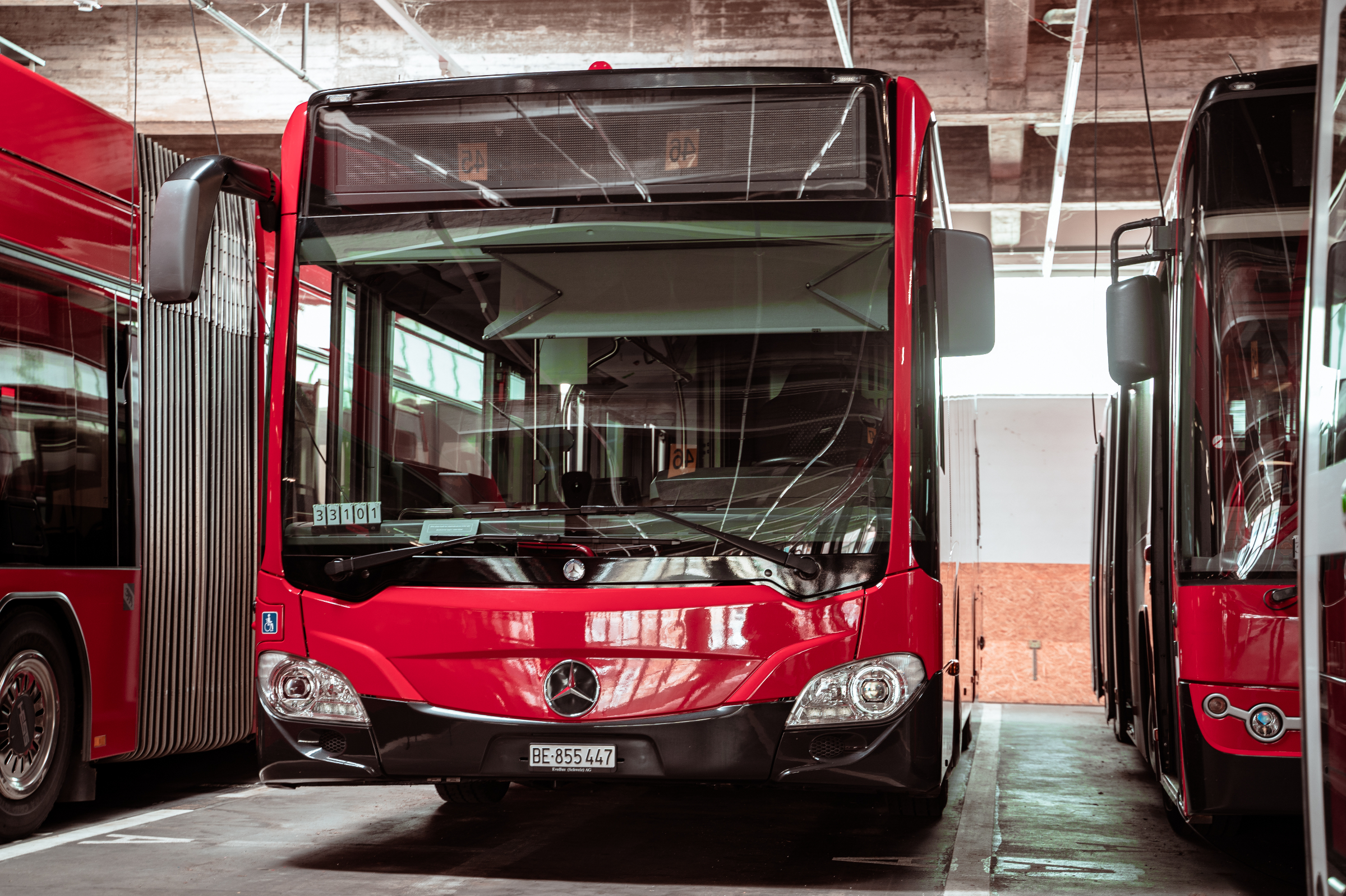 Der Standardbus Mercedes Citaro K im Depot