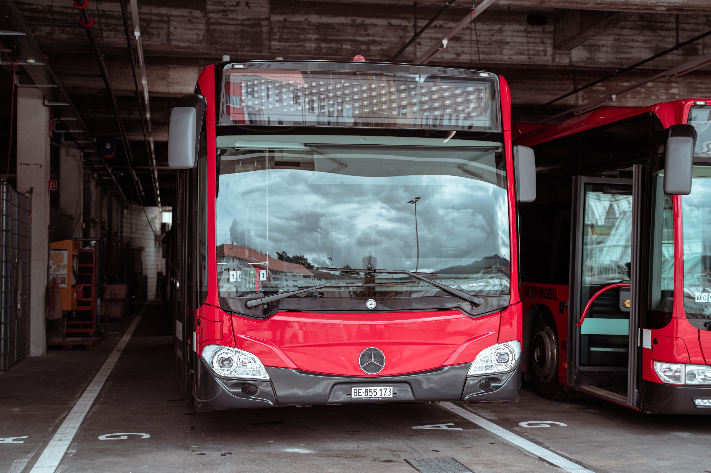 Der Standardbus Mercedes Citaro im Depot