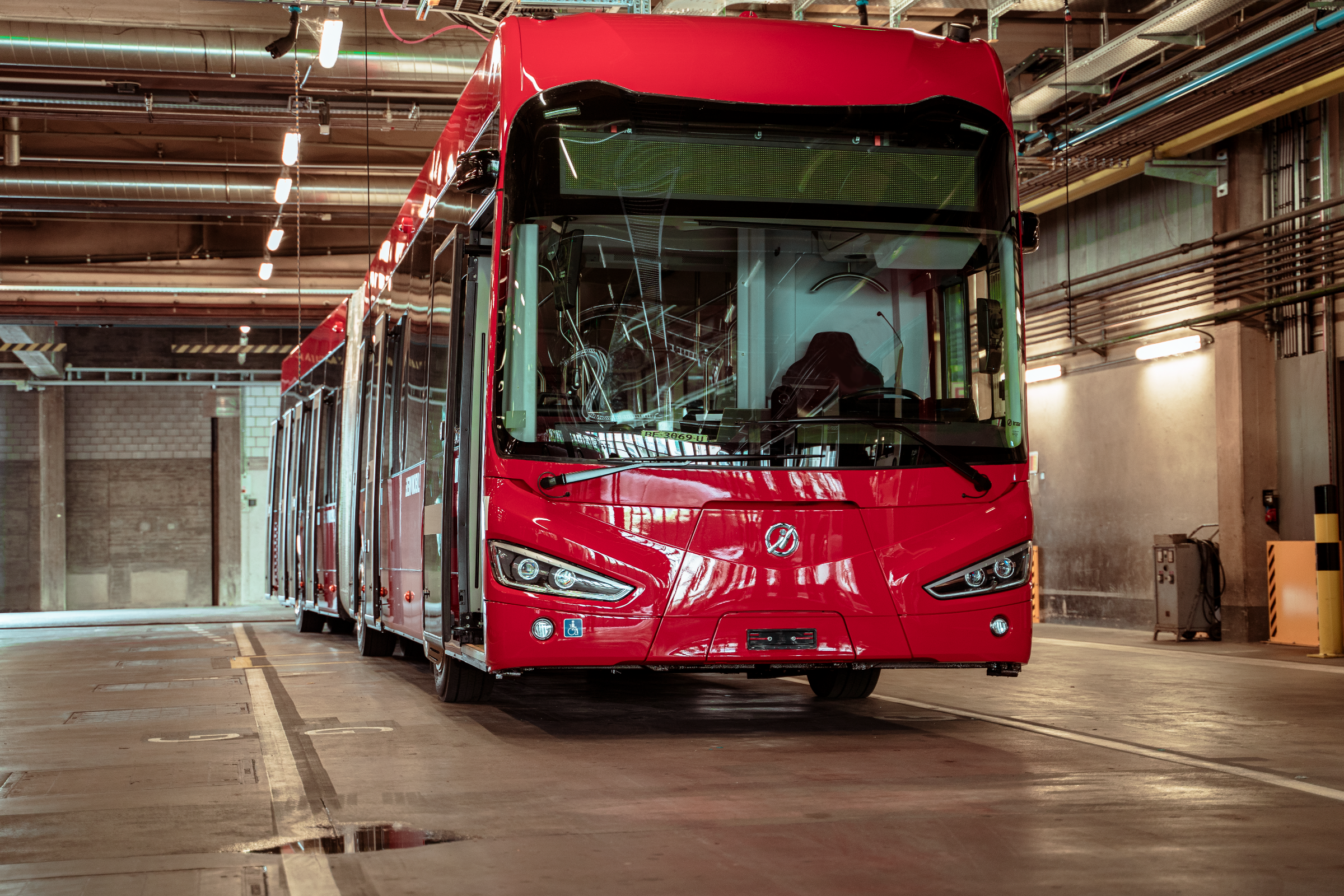 Der Irizar ieBus im Depot