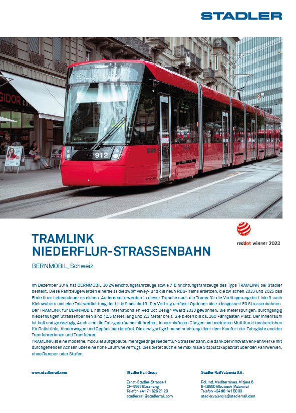 Datenblatt Tramlink