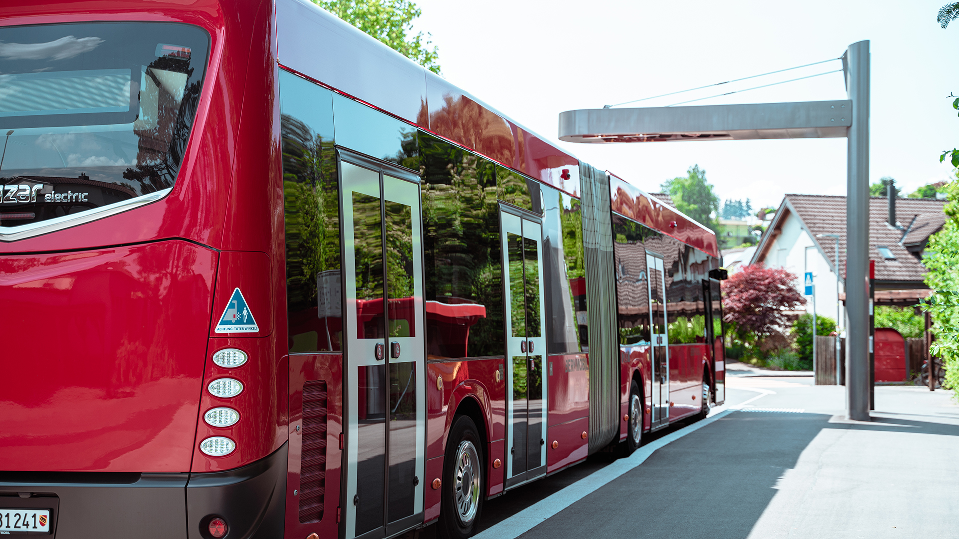 Tramlink an der Haltestelle Hirschengraben