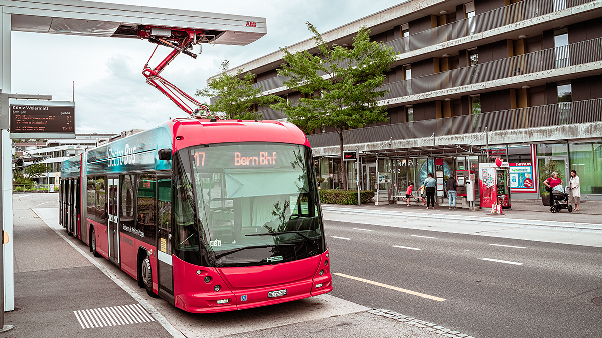 Hess Elektrobus Linie 17 Köniz-Weiermatt