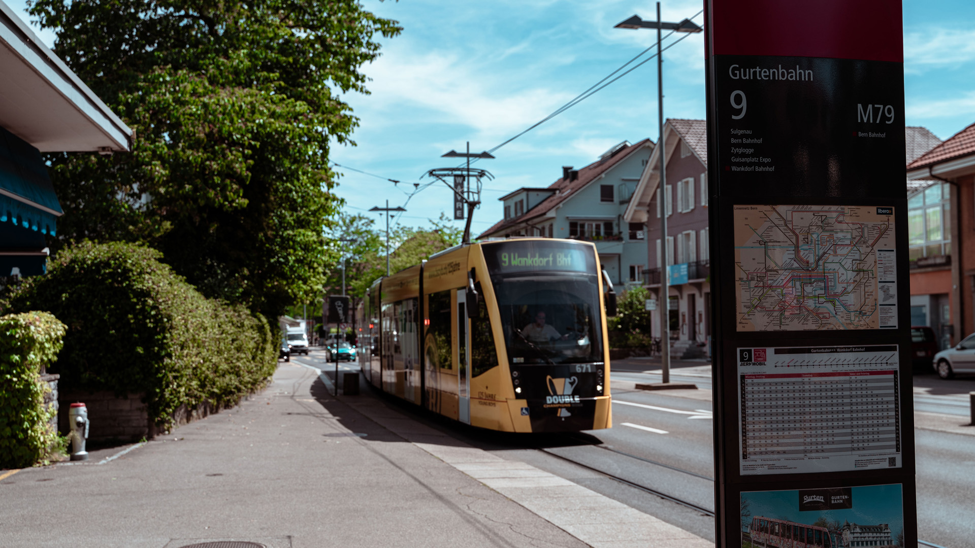 Tramhaltestelle Gurtenbahn