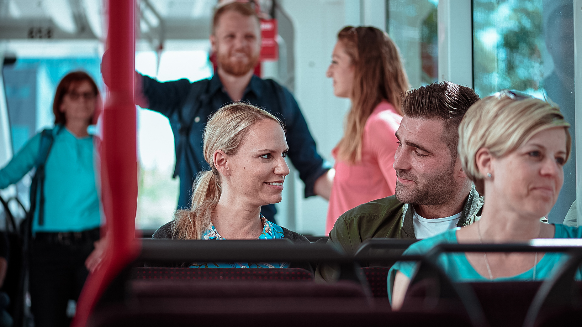 Fahrgäste Tram