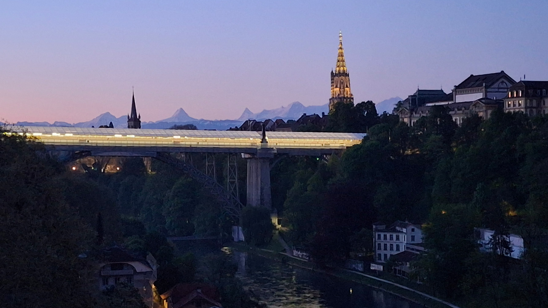 Kornhausbrücke Nacht