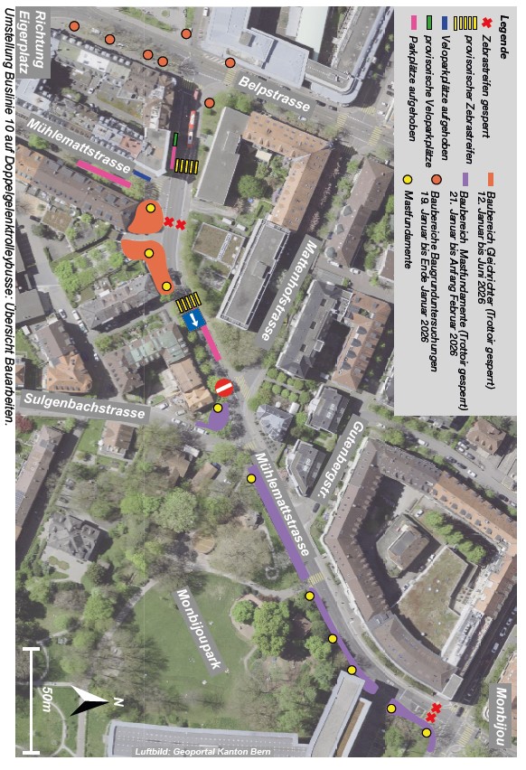 Mühlemattstrasse Situationsplan