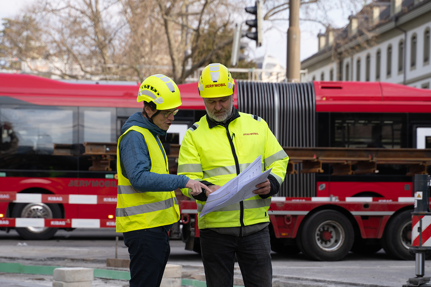 Planung von Baustellen bei BERNMOBIL