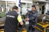 Arbeit in der Werkstatt von BERNMOBIL