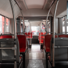 Der HESS Doppelgelenktrolleybus von innen